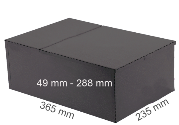 Safefach-Größen Bild mit den verschiedenen Safefach-Größen